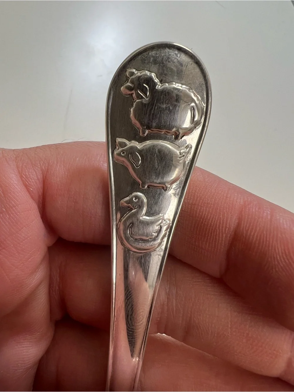 TIFFANY&CO. TABLEWARE BABY SPOON ANIMAL SILVER925 SILVER